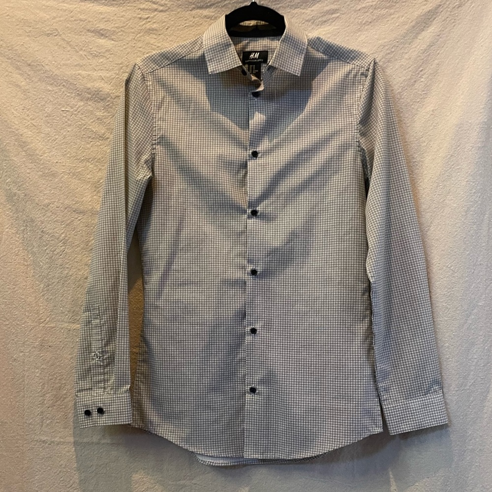 H&M Black and White Casual Shirt